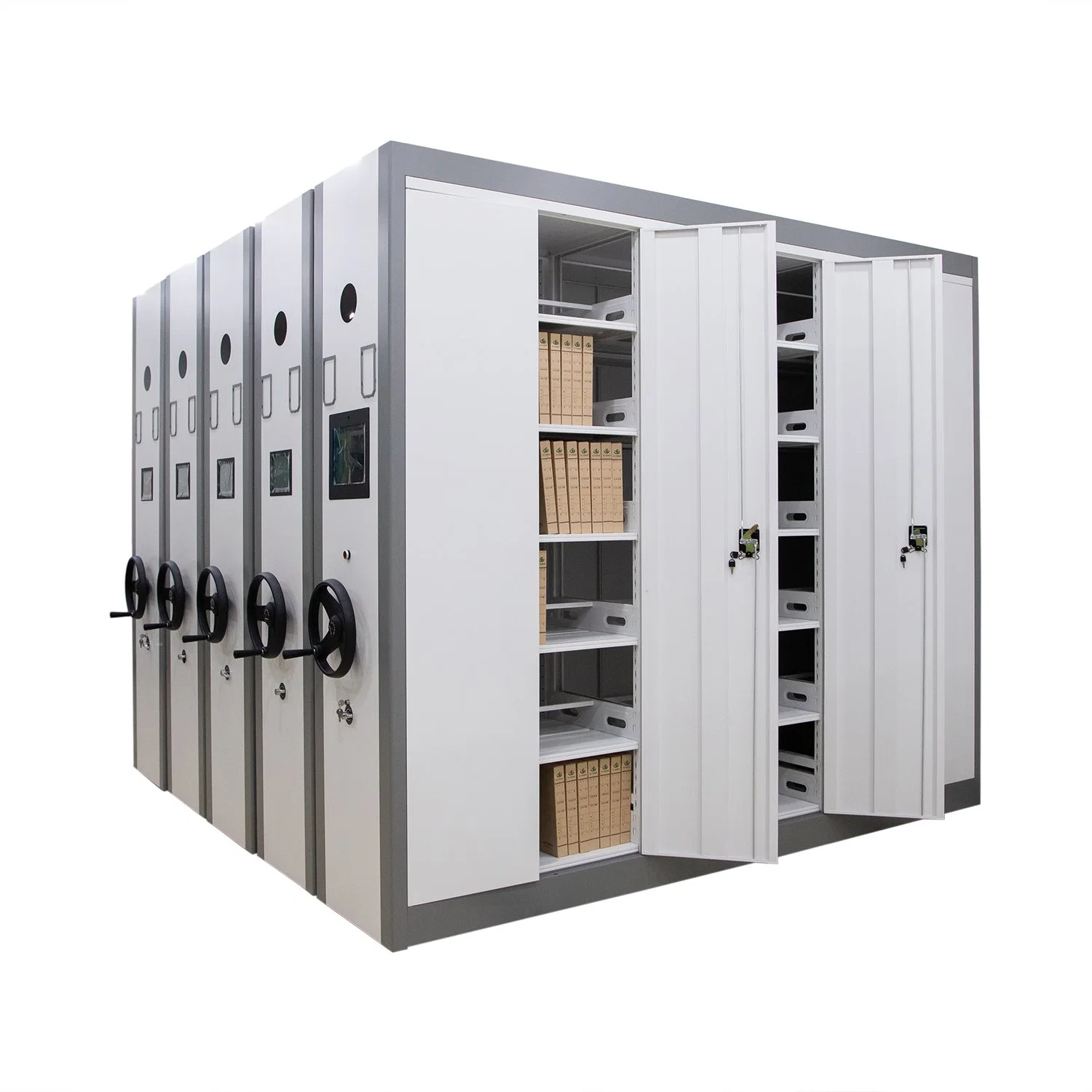 High Density Storage Cabinet Library Mobile Shelving