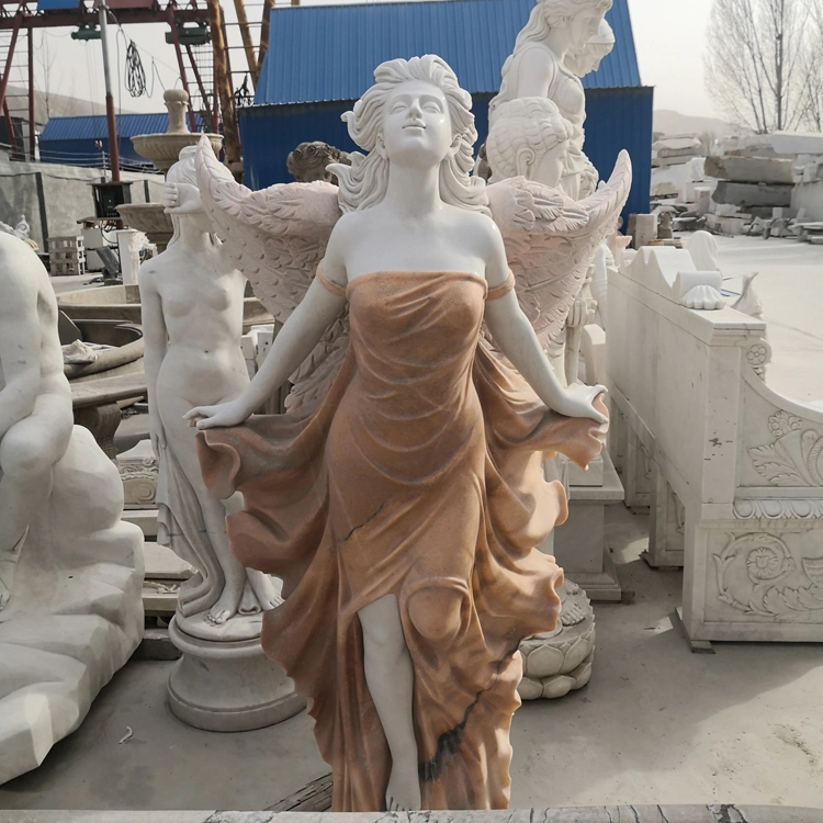 Professional Supply Marble Carving Angel Statues for The Home