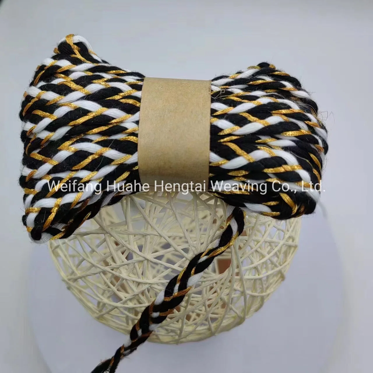 Customizable New Wholesale/Supplier Polyester Five Strand Braided Rope Clothing Accessories