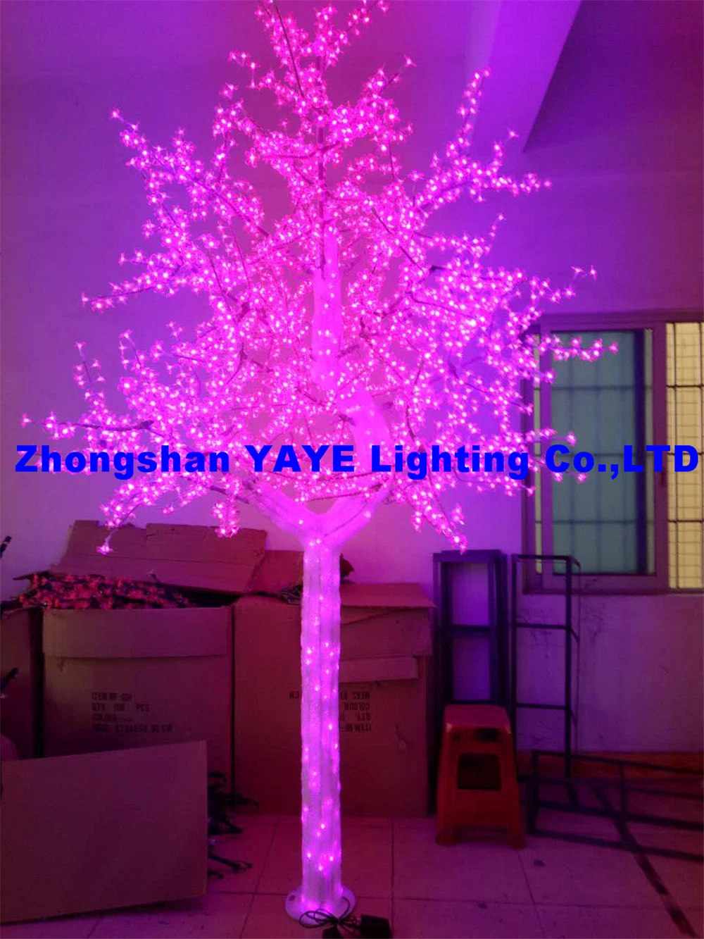 Yaye 18 Hot Vente de 2 ans de garantie de l'arbre à LED rouge Light/ RoHS conduit arbre de Noël/ Festival ARBORESCENCE LED