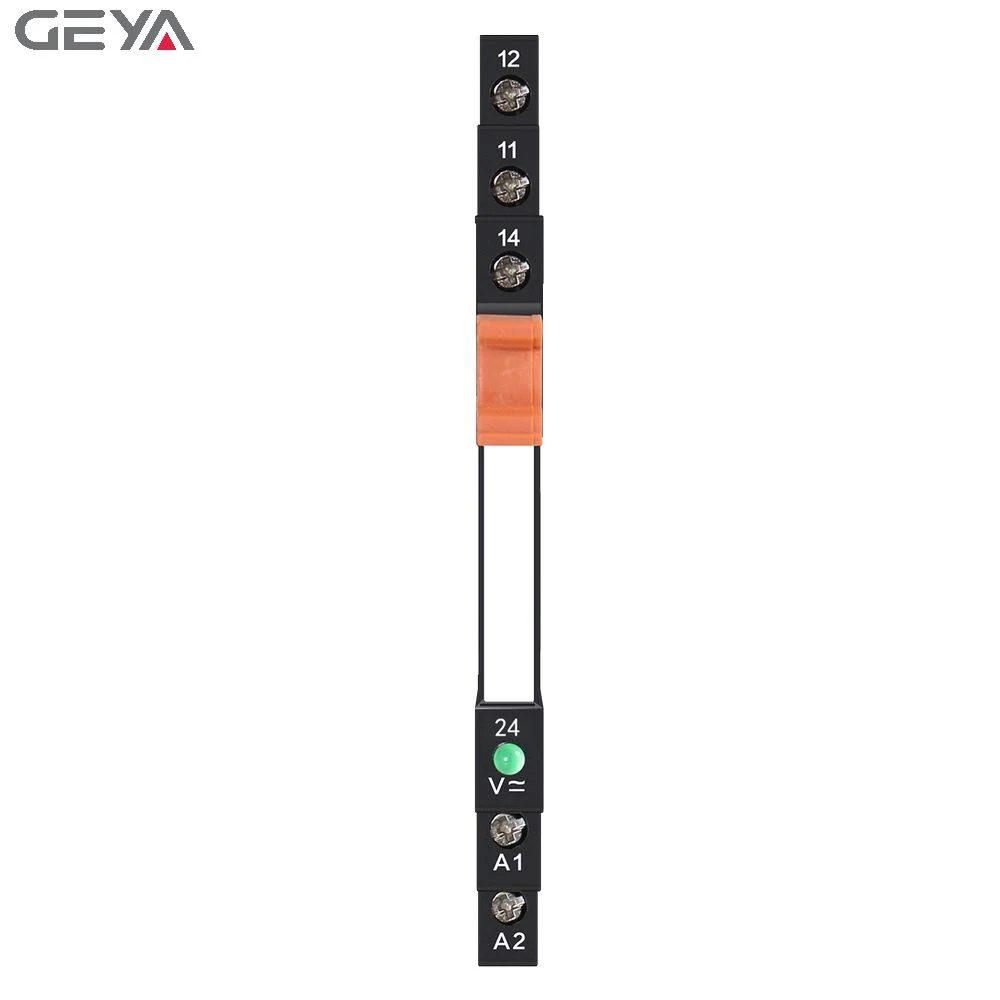 Geya Fy-41f-1 Module de relais sur rail DIN avec prise 12VCC ou 24VCC