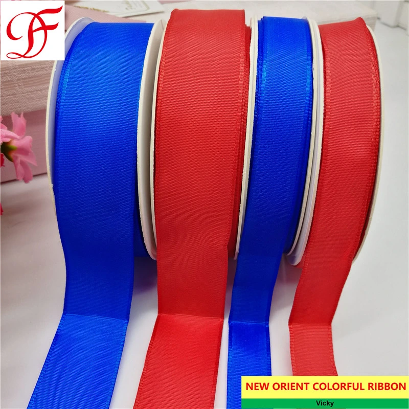 Dyed Polyester Wired Taffeta Double/Single Face Satin Grosgrain Gingham Sheer Organza Hemp Ribbon for Gift/Decoration/Packing/Wrapping/Garments Accessories