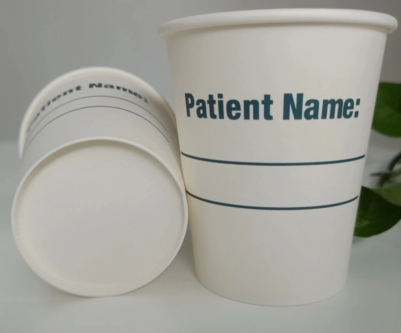 Good Quality Hospital Used Urine Collection Container 8oz 280g+18PE Single Wall Disposable Paper Cup/Mug