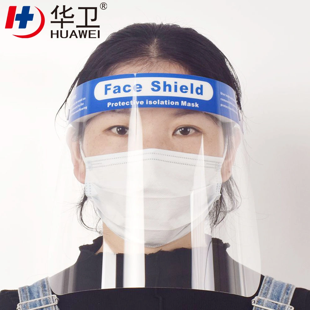 Disposable Clear Plastic Transparent Protective Face Shield Mask Wholesale