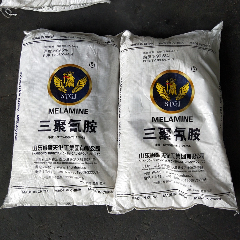 99.8% Purity Melamine Crystal Powder C3h6n6 Industrial Grade