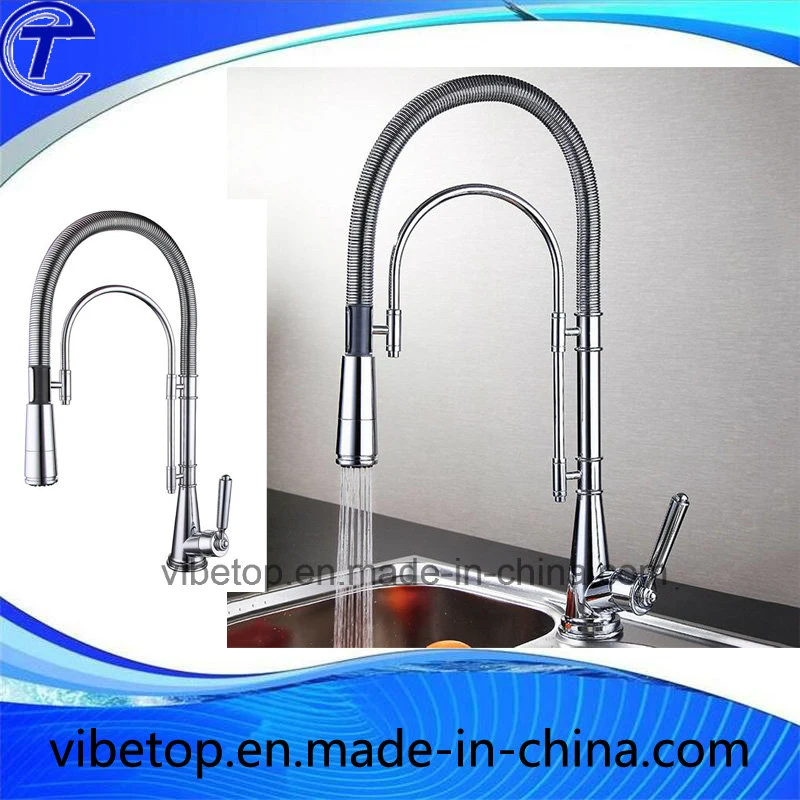 Modern High quality/High cost performance Copper Pull-out Kitchen Sink Faucet/Tap