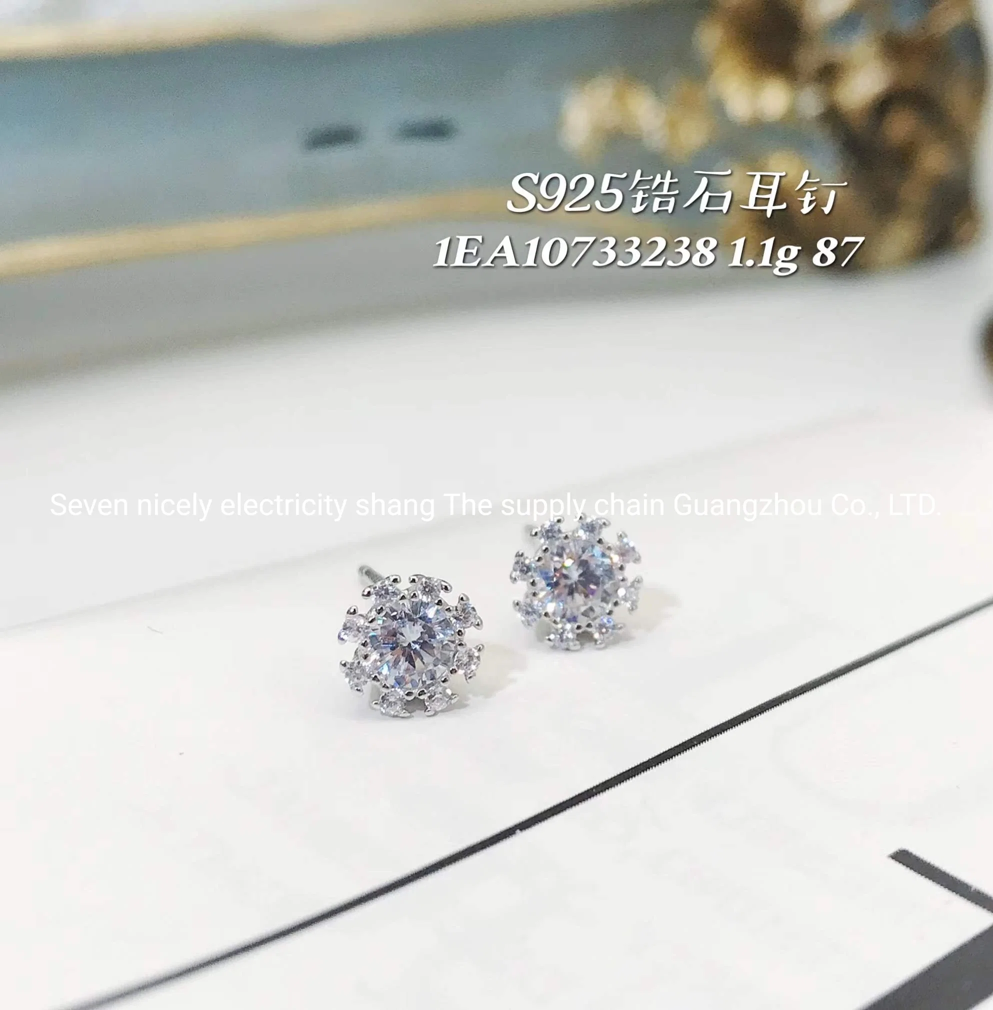 Fashion Accessories OEM ODM 925 Silver Earrings New Arrival Wholesale/Supplier Jewelry for Birthday Gift