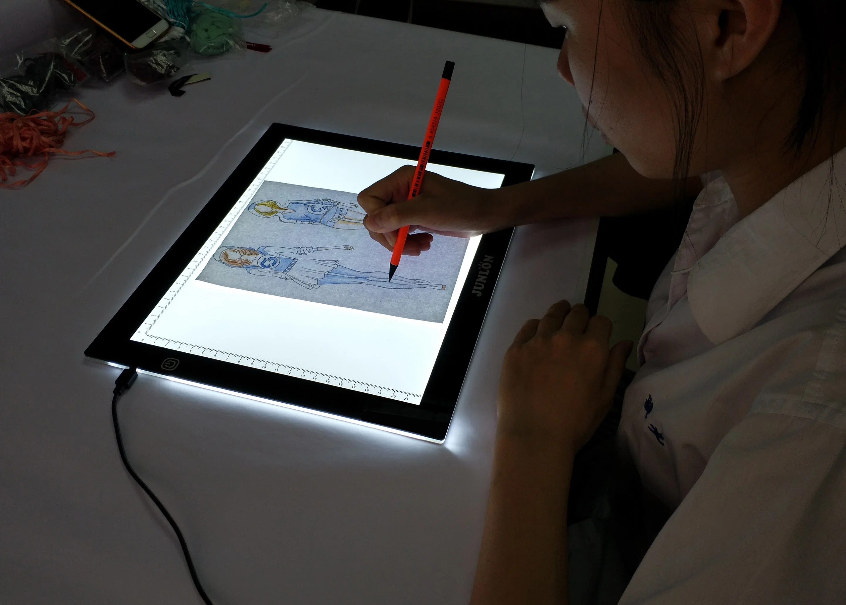 Niños Arte Panel LED Light Pad Caja traza