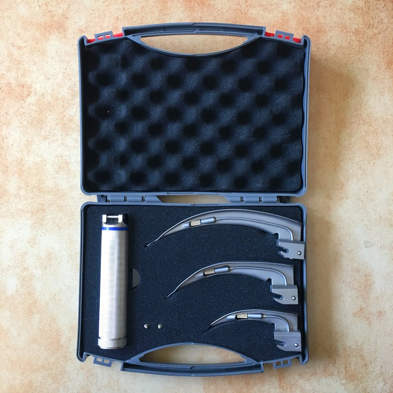 Ms-La300h Ent Laryngoscope Kits with Bulb Blade Handle Lamp Set