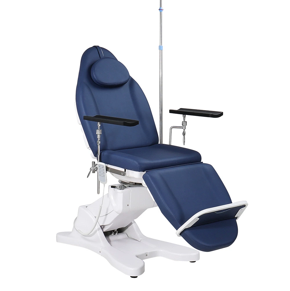 Simple Medical Electric Blood Donation Hospital dialyse utilisé perfusion manuelle Chaise