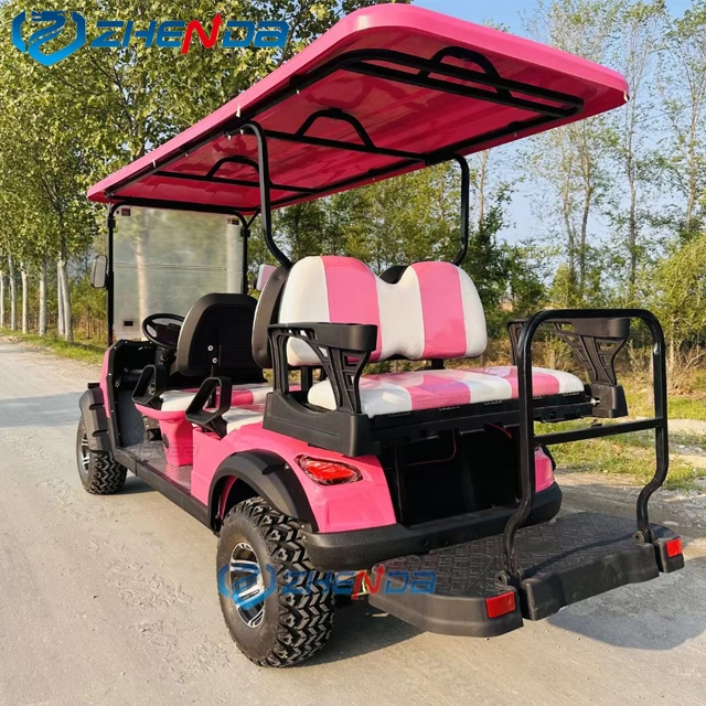 Novo Multi Seat Off-Road Golf Car Scenic Area Tourism propriedade Segurança eléctrico Sightseeing Car