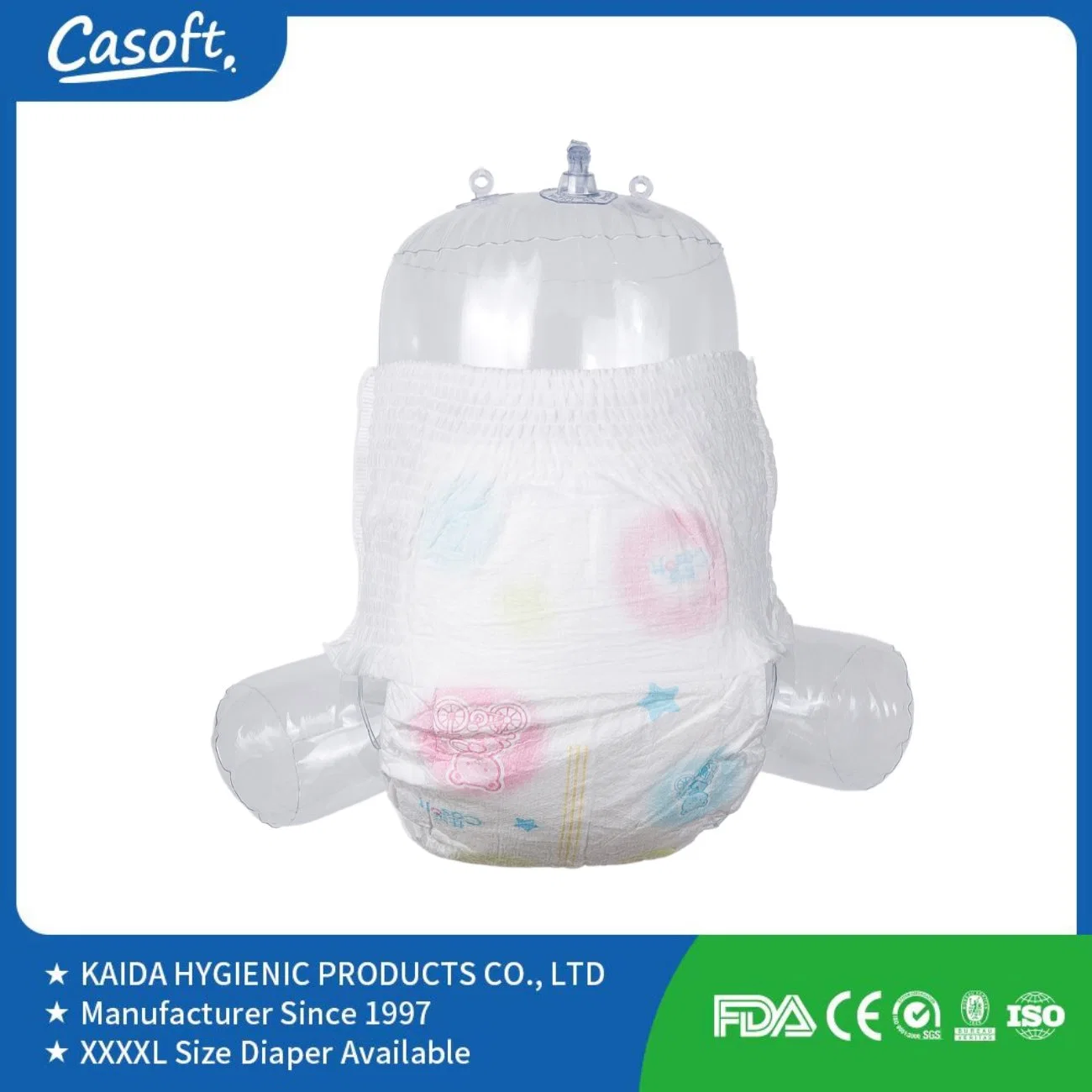 Casoft Hohe Qualität Ultra Thin Baby Windel Verwöhnung Große Elastische China Taille Super Soft Atmungsaktive Hose Stil Windel Hersteller Alle Größen Babyartikel Norwegen