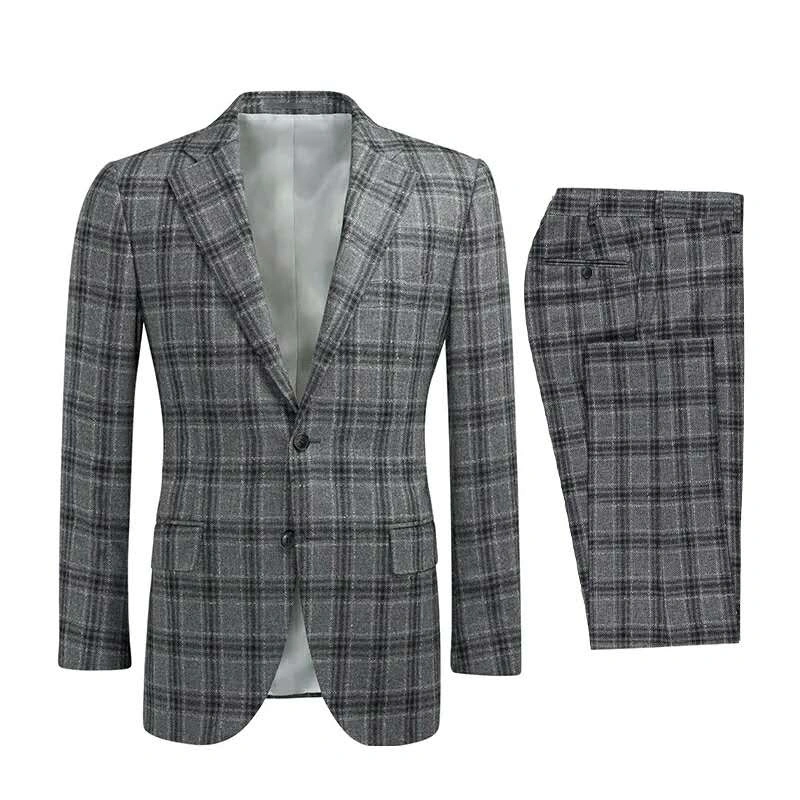 Factory Business Suits Made-to-Measure Wedding Suit Tuxedo Handmade Cmt Blazer Men's Suits