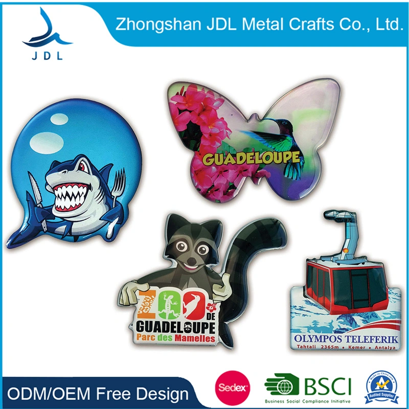 China Hersteller Cute Logo 3D Kunststoff Acryl Kühlschrank Magnet für Spielzeug Für Kinder