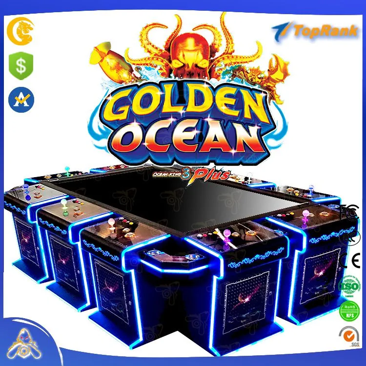 Igs Copy Adjustable Holding 4 Player Fish Game Table Golden Ocean