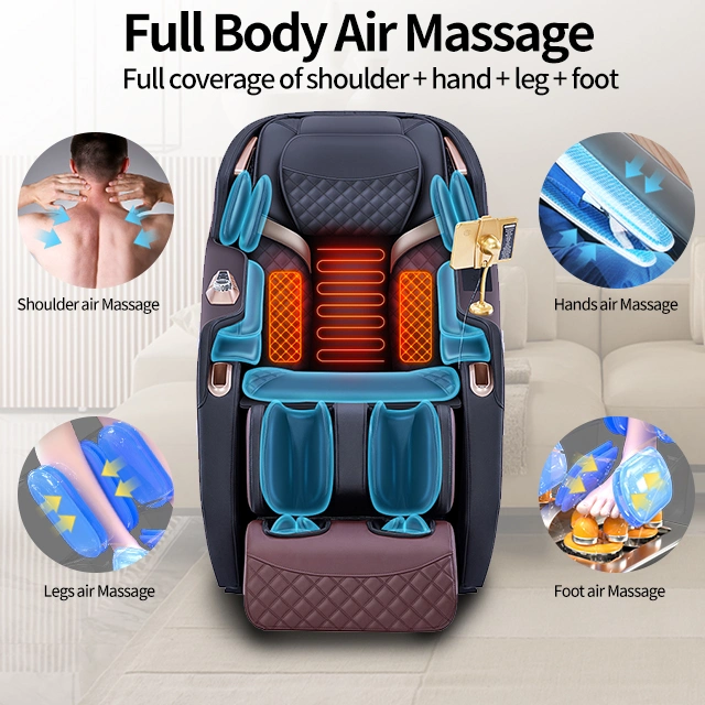 in Stock 4D Zero Gravity Full Body Electric Massage Chair