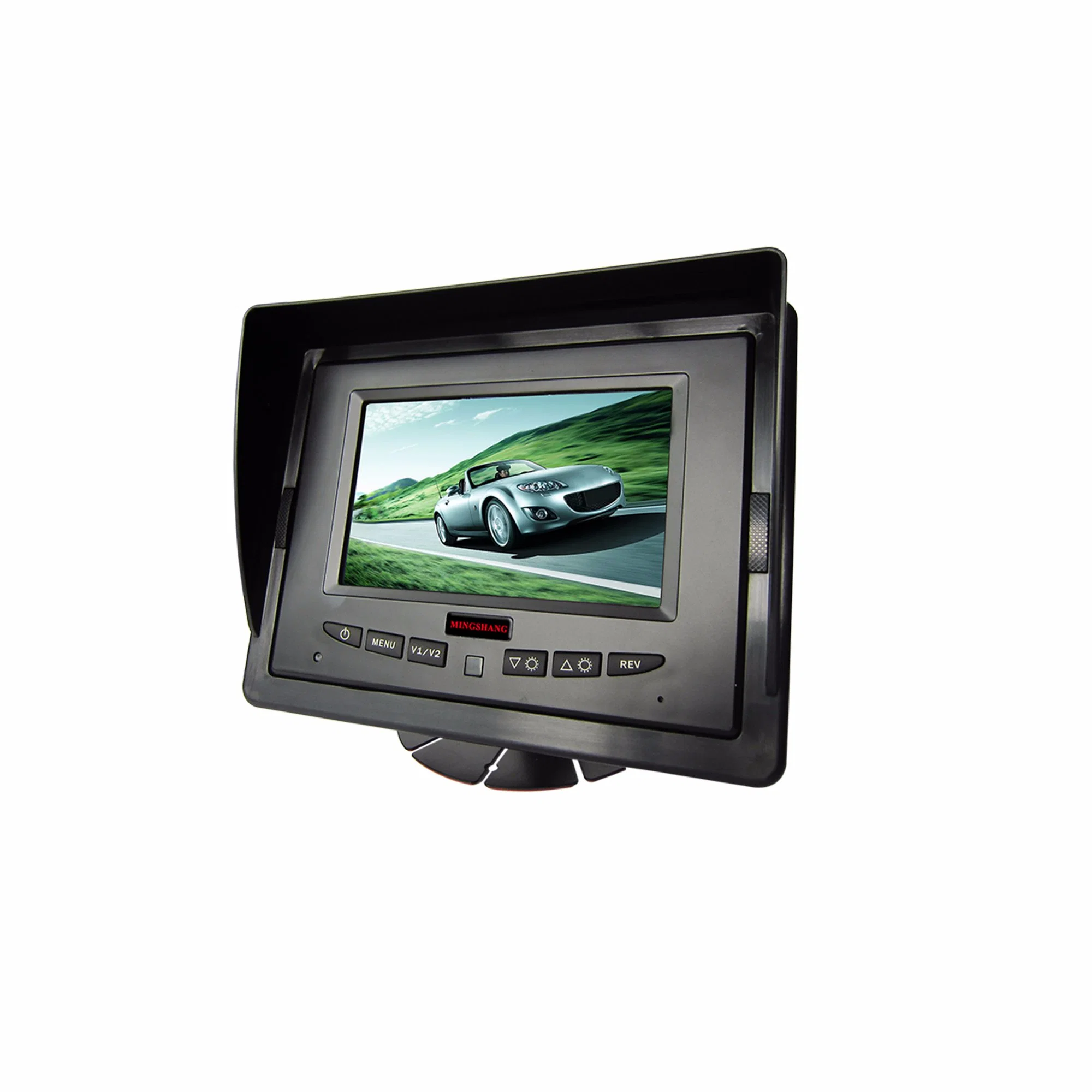 5 Inches Reversing Security Wide Screen IP69k Car Rearview Waterproof Monitor