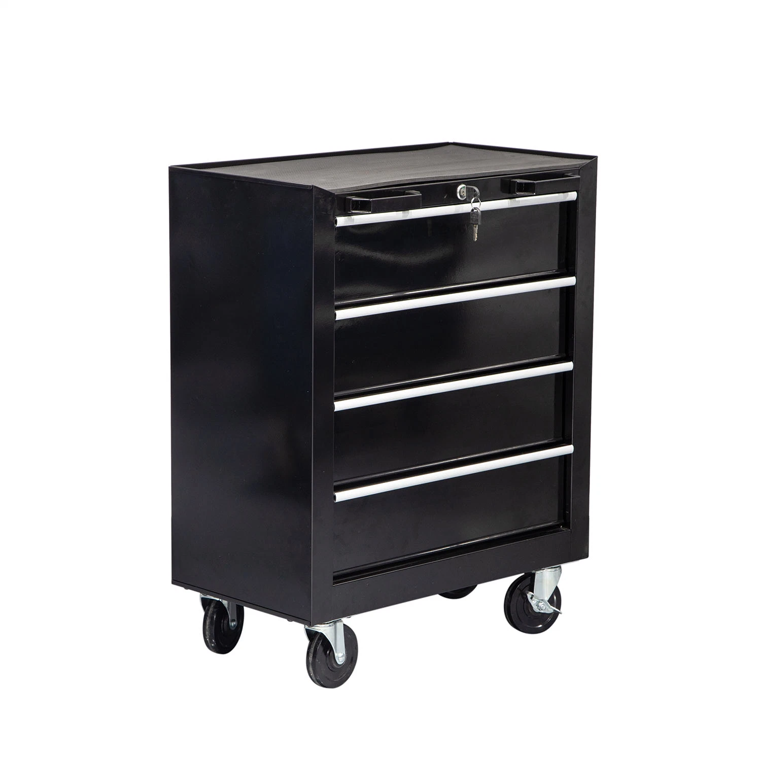 Metal Combination Tool Storage Organizer Cabinet with Wood Countertop