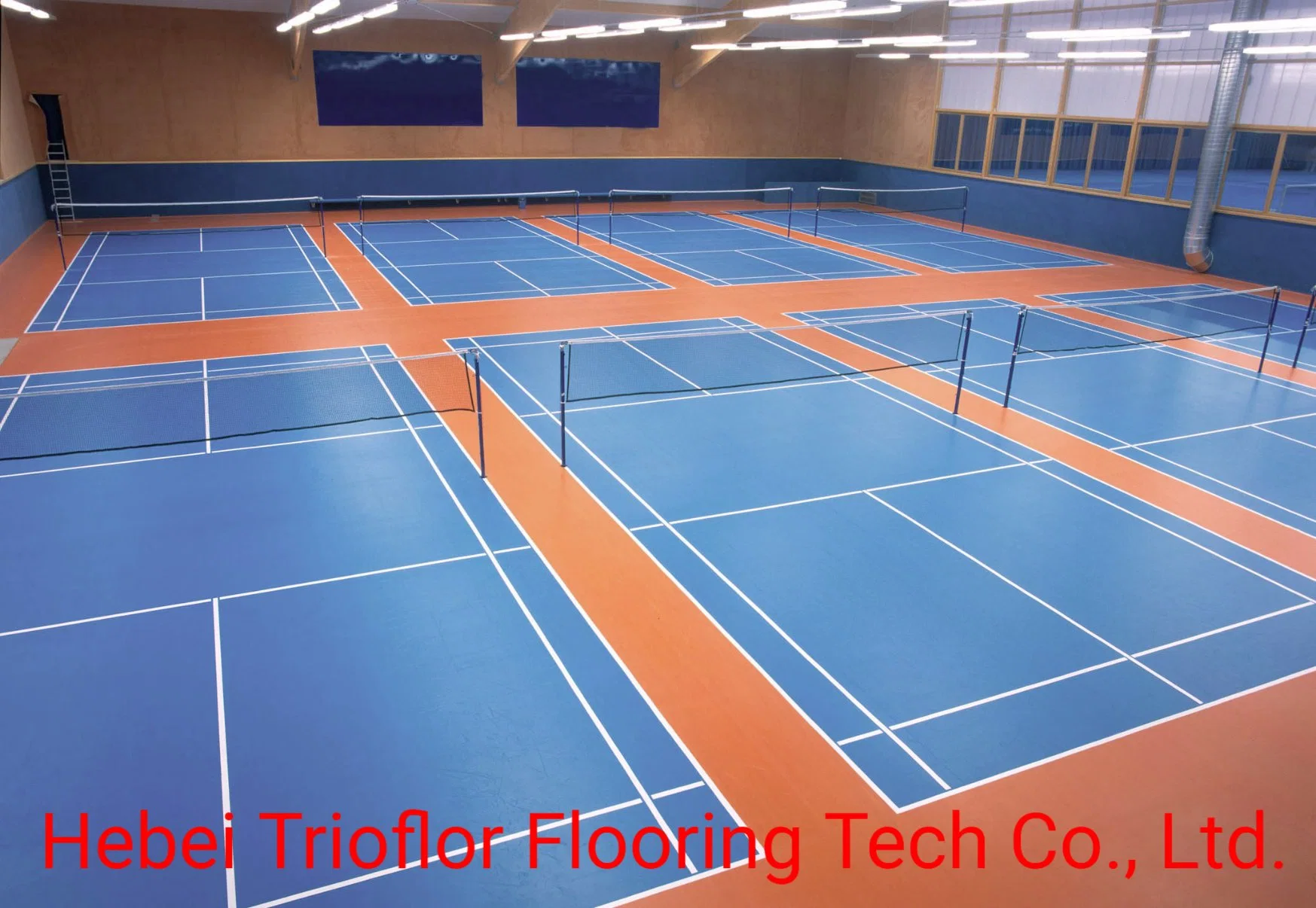 High quality/High cost performance  Gym Rubber Flooring PVC Sports Flooring From China Supplier