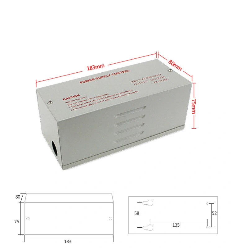 12V Universial ИБП источник питания для контроля и управления доступом