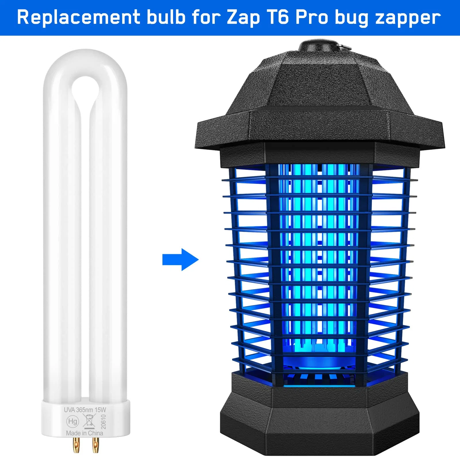 Quente durável Piscina Interior Bug Eléctrico Mosca Mosquito Zapper armadilhas mortíferas Mosquito