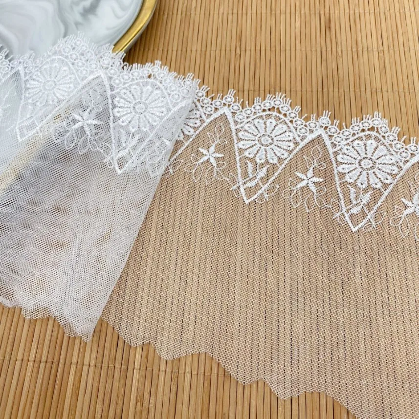 New Hollow Lace High-Grade Embroidered Fabric Home Soft Decoration Women's Accessories