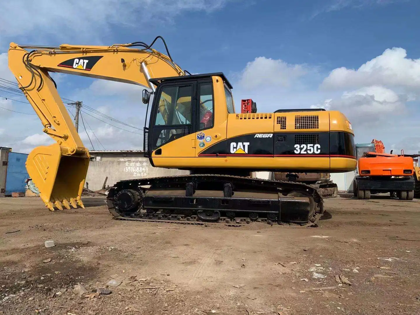 Maquinaria de construção em segunda mão de alta qualidade utilizada escavadora Cat 325c Para Venda