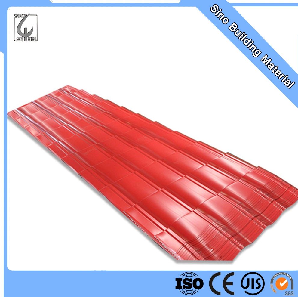 Color Painted Zinc Coating G90 Corrugated Galvanized PPGI Steel Roofing Sheet