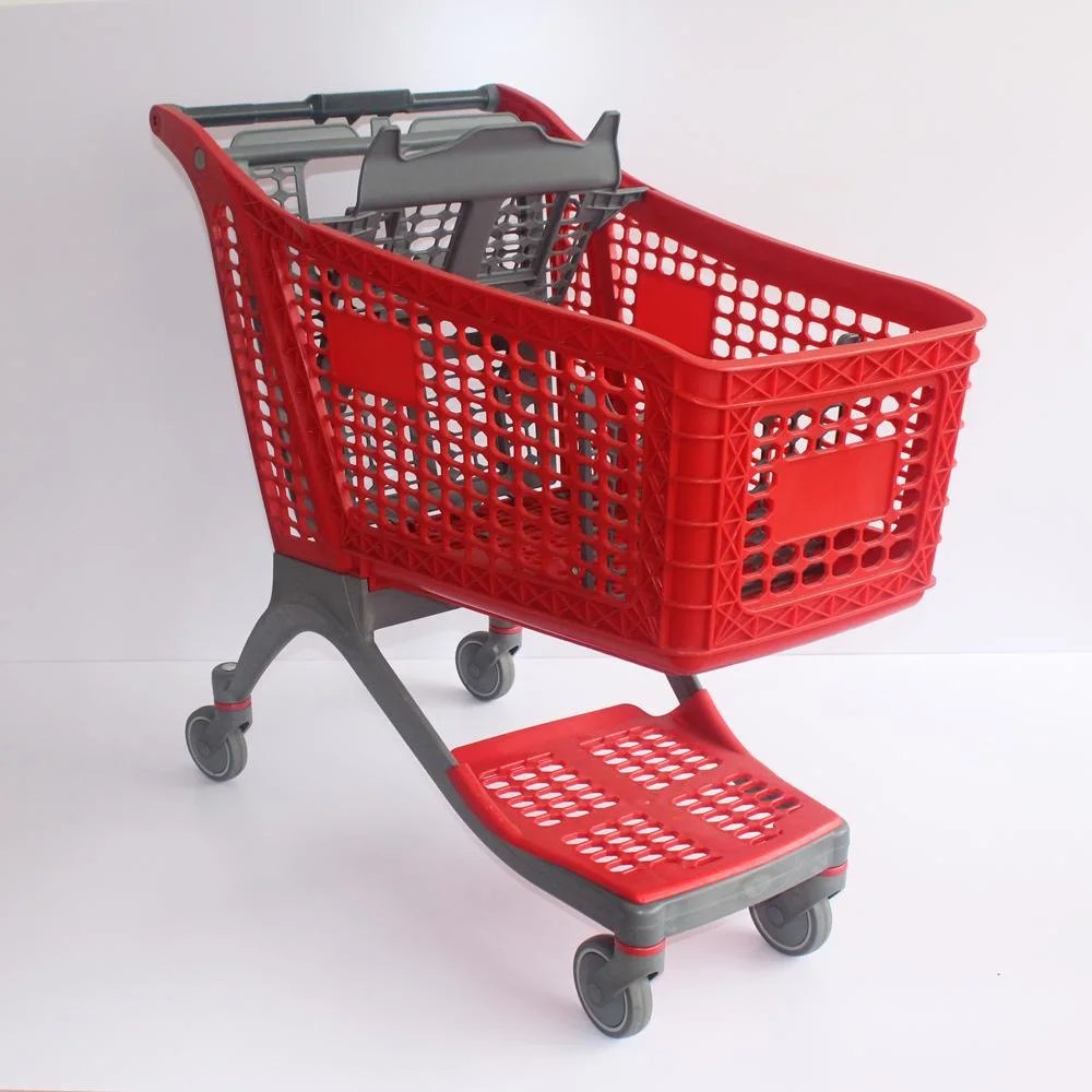 Top Quality Plastic Basket Shopping Cart