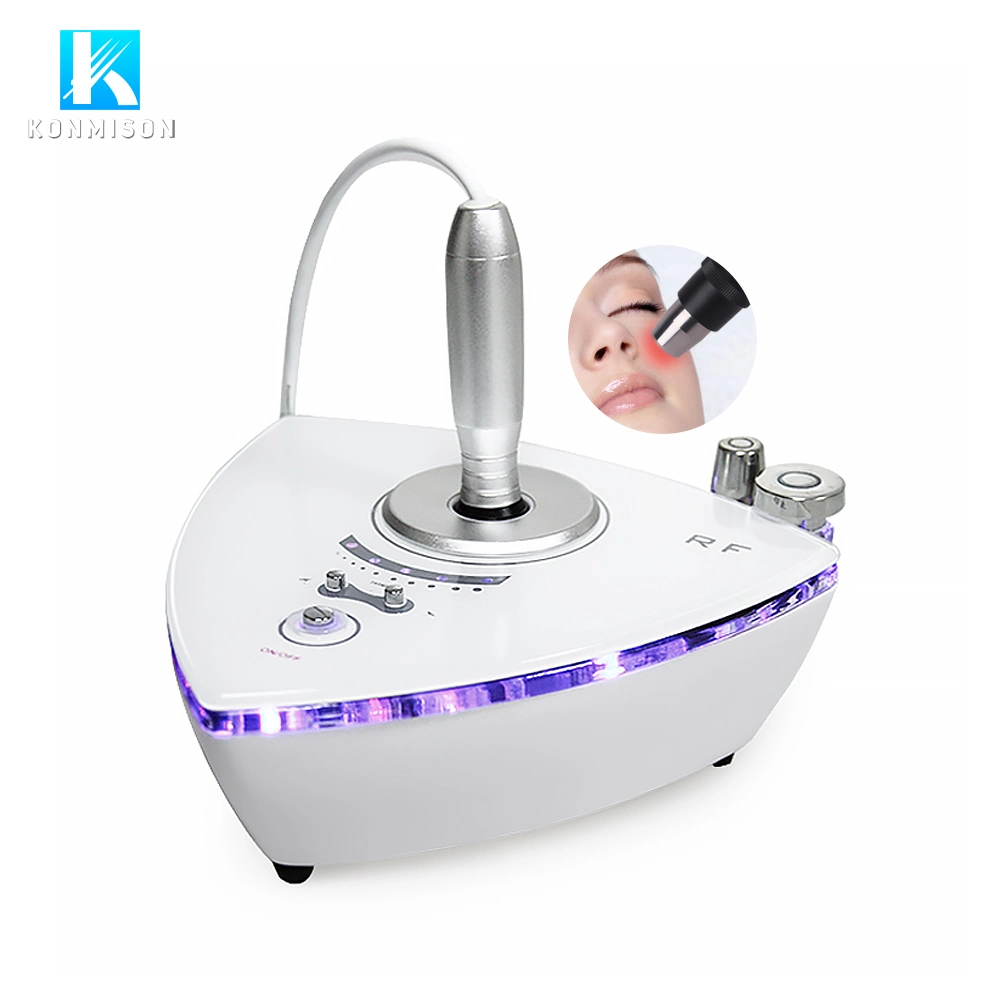 RF Radio frecuencia Facial Machine profesional 2 en 1 RF Levantar la piel de la máquina de belleza ajustar la piel Casa Use Cuidado de la piel portátil Herramienta