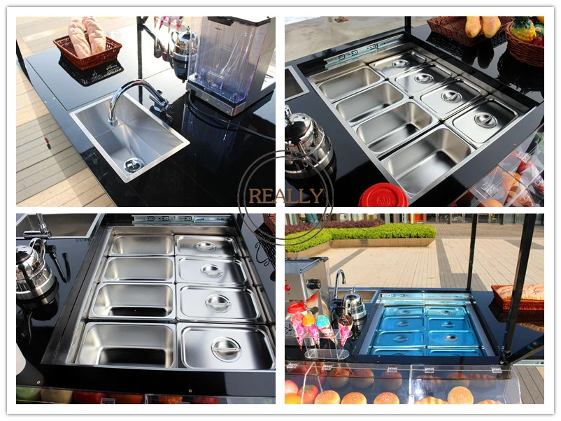 Multi Function Electric/Pedal Beer Trike Fast Food Ice Cream Coffee Bike Kiosk