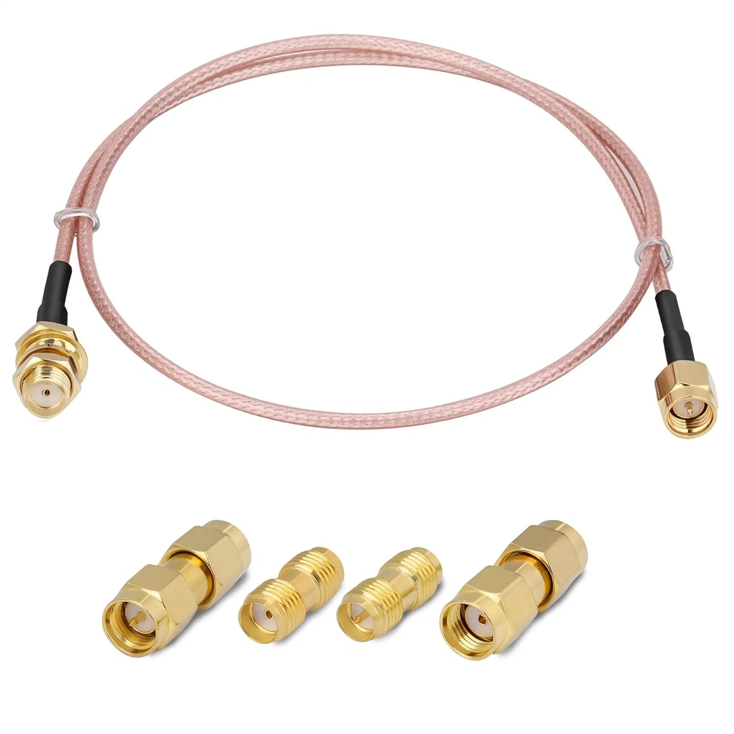 Rg316 Coaxial Cable SMA Female to SMA Male Antenna Cable Additional Adapter Kit Router Signal Booster Wireless