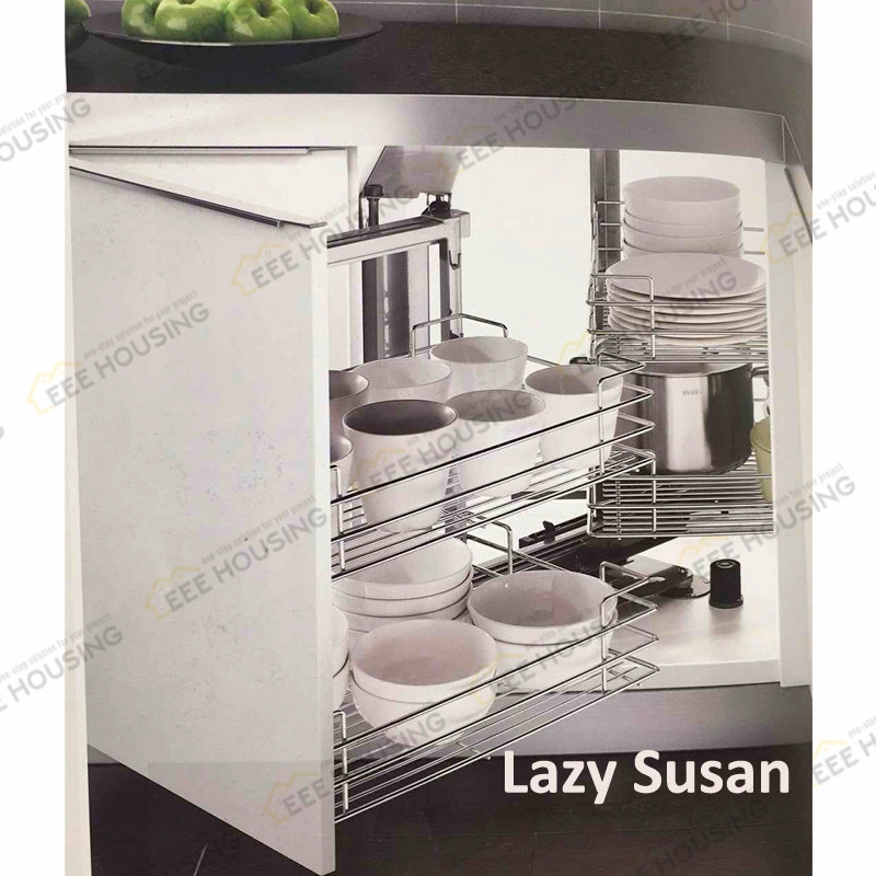 Durable Popular PVC Membrane Safe and Comfortable Wood Grain Mix White High Glossy Kitchen Cabinets