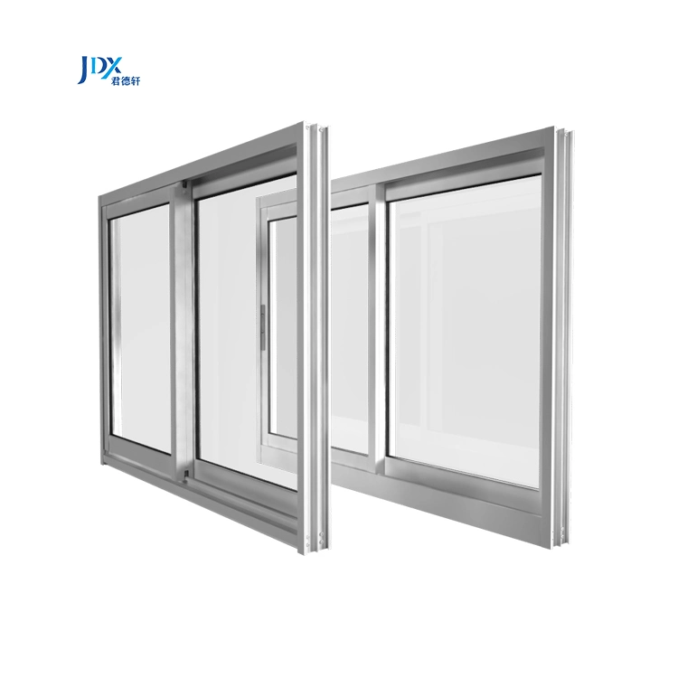 Commercial Double Glazed Aluminium Hurricane Impact Sliding Windows Aluminum Alloy 36 X 48 Sliding Window