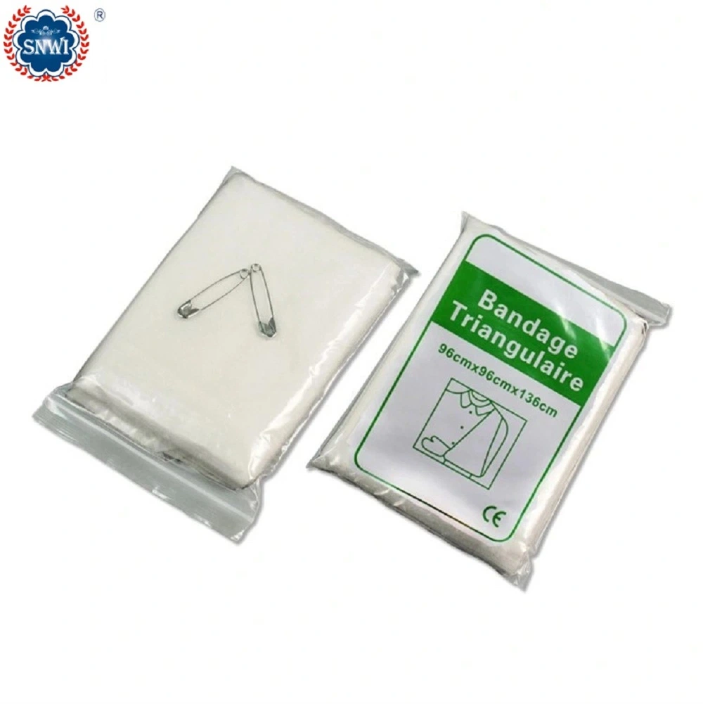 Medical Disposable Surgical Dressing First Aid Absorbent Cotton Non Woven Triangular Bandage