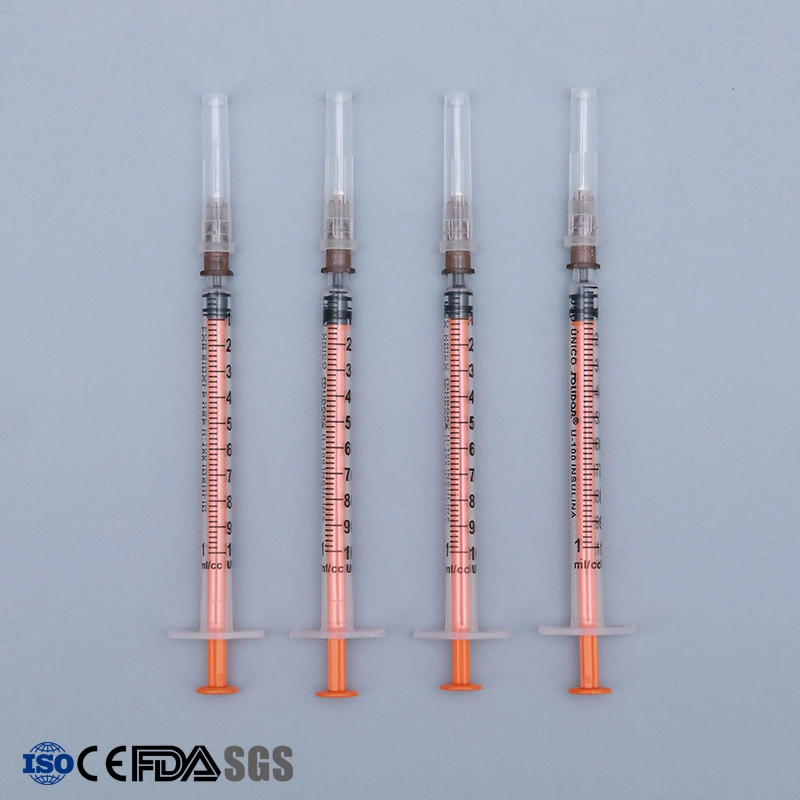 Disposable Insulin Syringe 1ml 0.3ml 0.5ml Ce&ISO