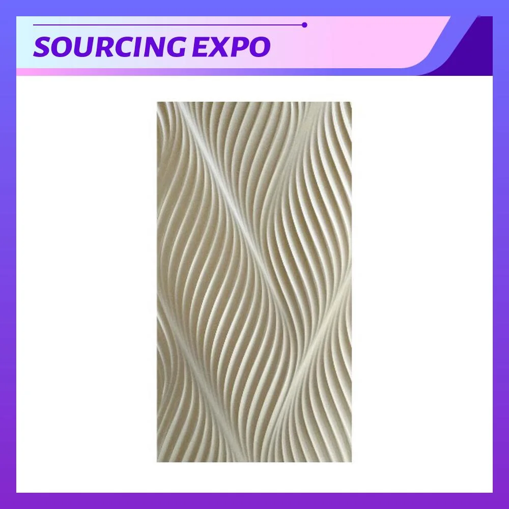 AG. Acoustic Modern Style Interior TV Background Wall 3D MDF Wave Wall Panels