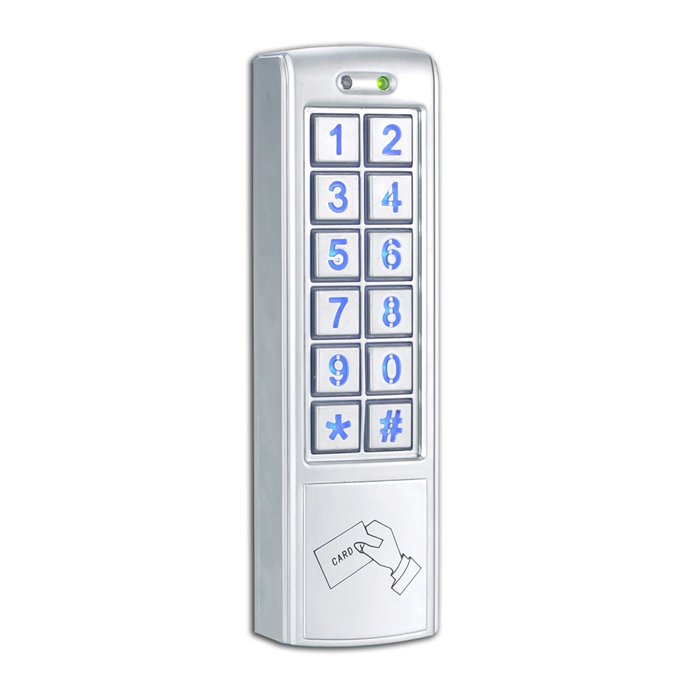 Wired Keypad Access Control Standalone Metal Case ID Card Door Reader 125kHz