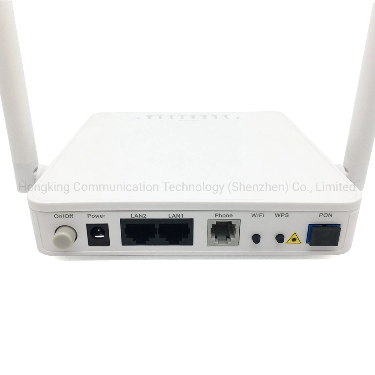 Flamante ONU Gxpon Un5506-02-Fg 1 ge Fe+1+1potes Terminal de red óptica