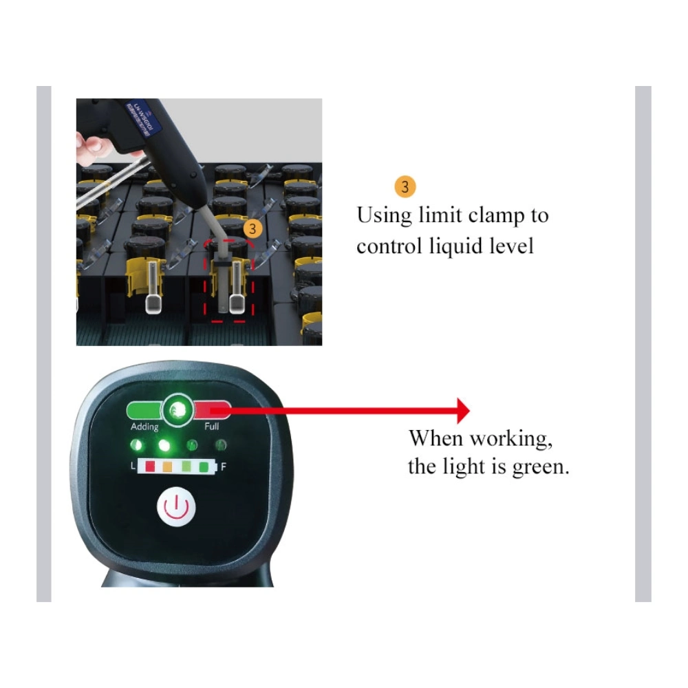 Lead-Acid Battery Water Maintenance Gun for Forklift Battery Maintenance