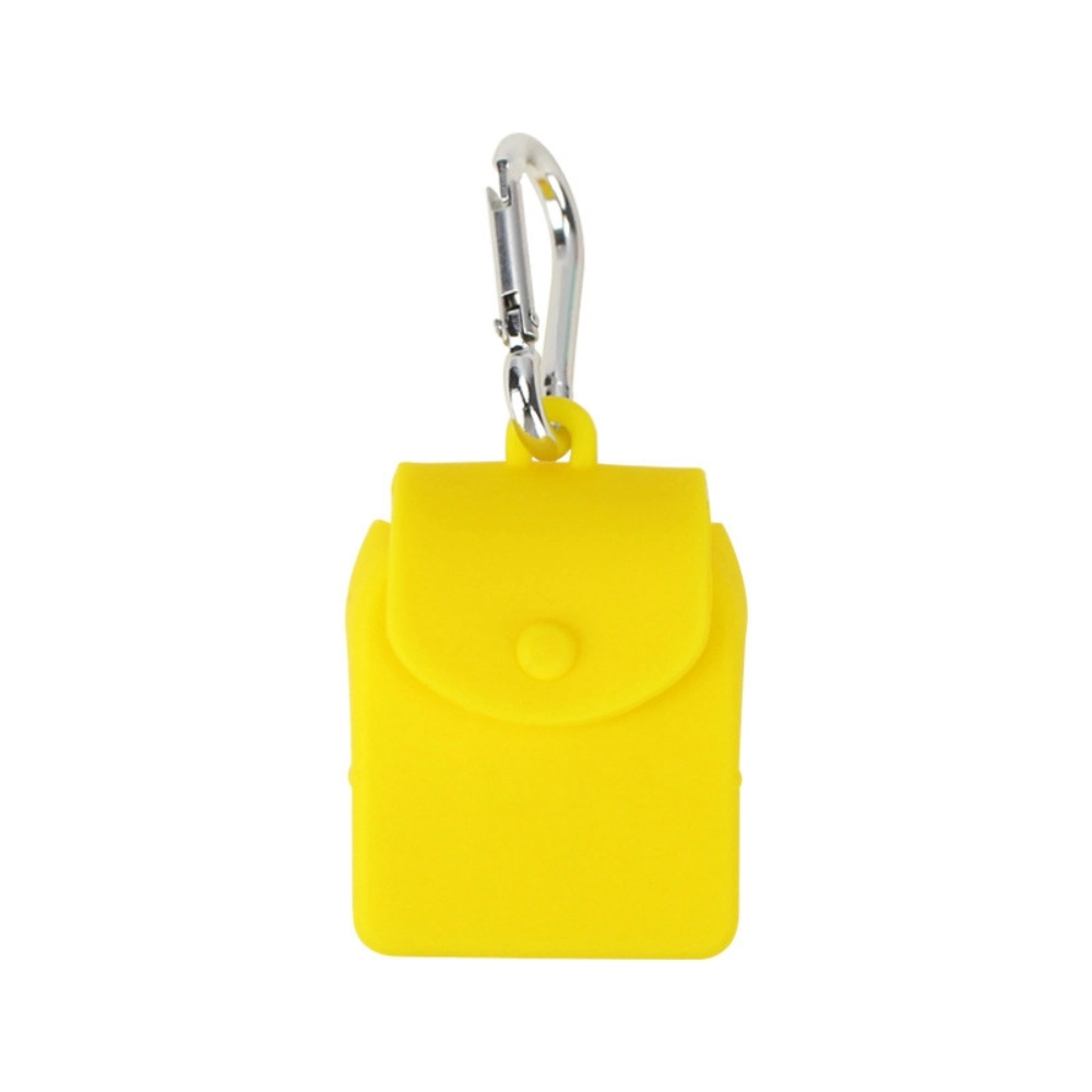 Dustproof Silicone Keychain Hook Design Portable Mini Organizer Pouch Home Accessories Ci23600