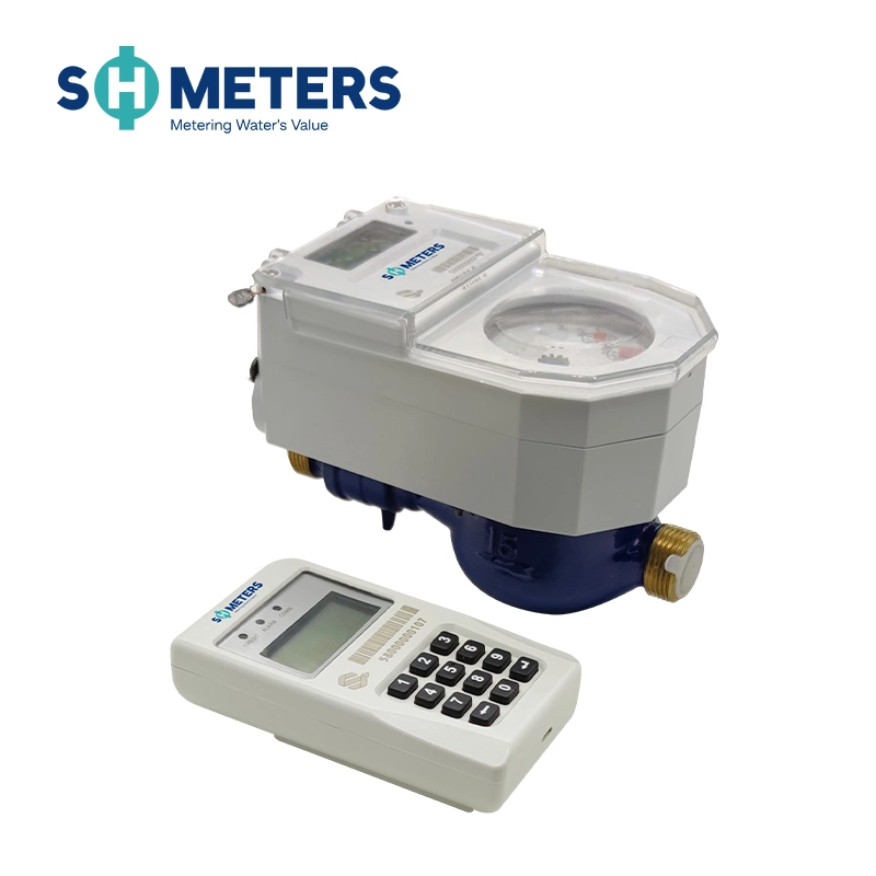 DN15~DN25 Sts Split Keypad Prepaid Intelligent Water Meters with Valve Controling