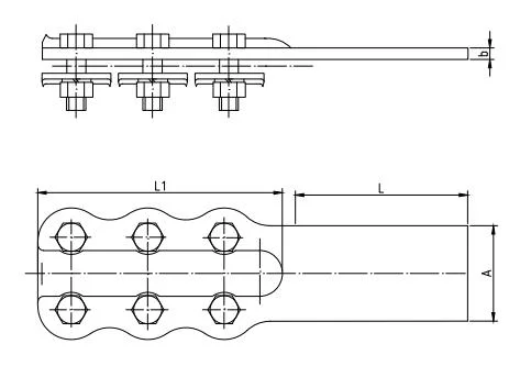 SL-Type Wire Clamp for Overhead Electric Transmission Line or Substation