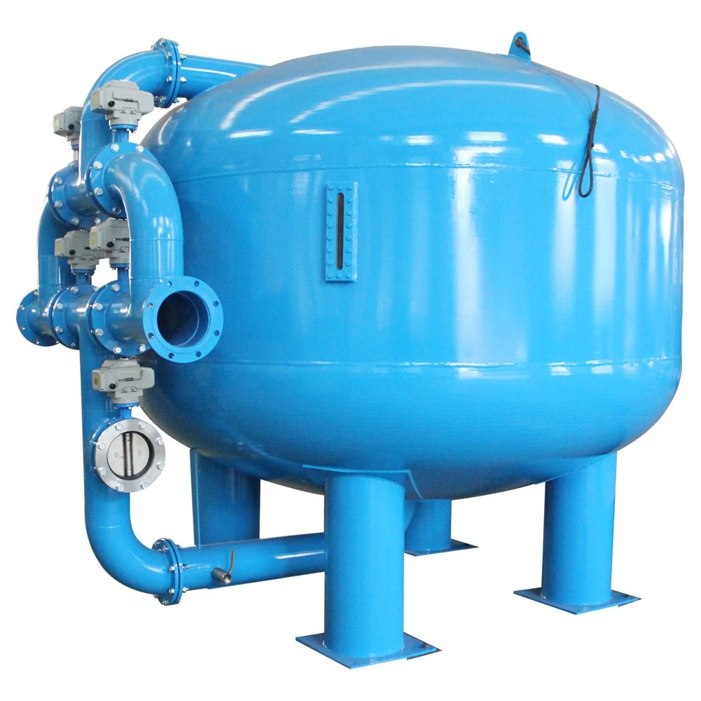 PLC Control Automatic Back Wash Quartz Sand Filter