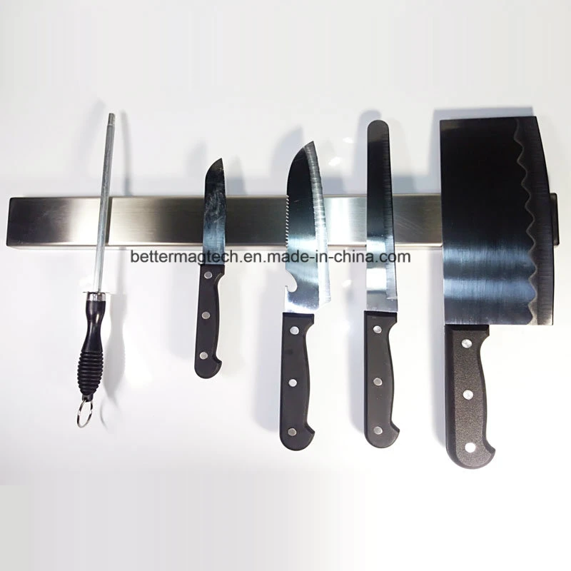 12 Inch Extremely Powerful Stainless Steel Magnetic Knife Strips W/ High Security