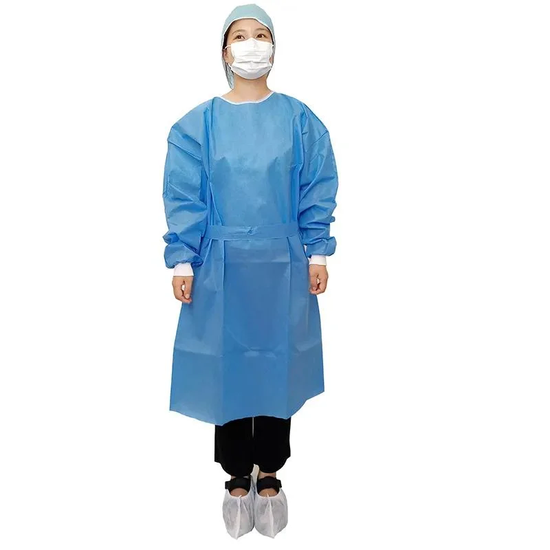 Protective Waterproof Isollation Gown Standard Surgical Sterile Level 2 1 Disposable Protective Medic Gown Hospital