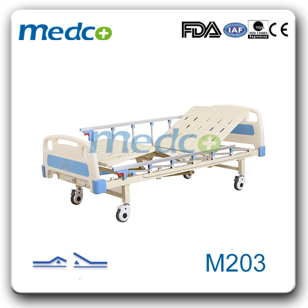 Medical Equipments Adjustable Manual Mechanical Hospitla Bed Fowler Bed