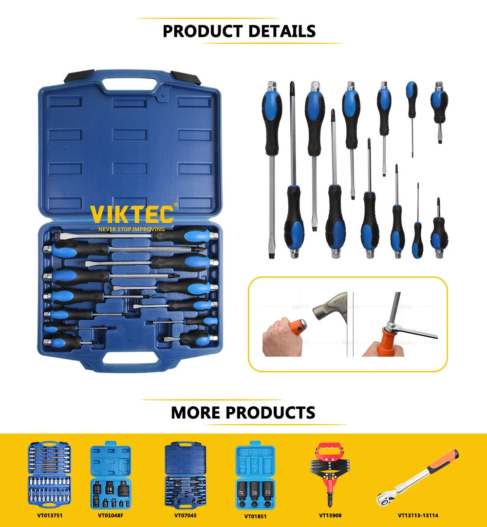 Quick Delivery of Viktec CE 12PC Heavy Duty Screwdriver Set