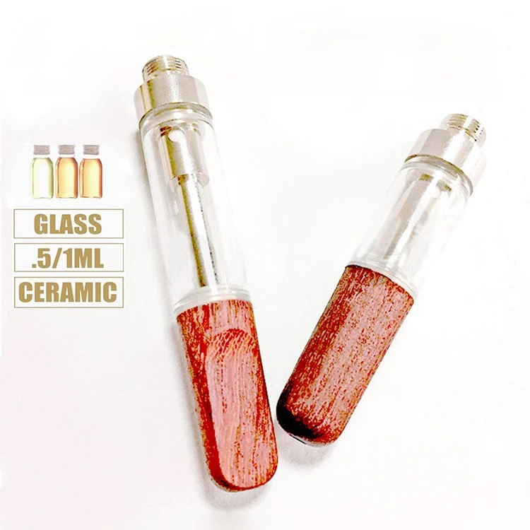 C5 Wooden Drip Tip Classical E-Cig Vape Cartridge Atomizers 510 Battery Disposable/Chargeable Thick Oil Empty Cartridge