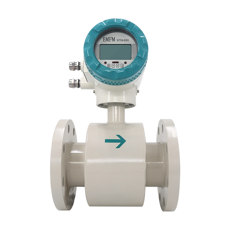 Factory Supply 0.2% High Accuray Wireless Remote Transmission Integrated Liquid Electromagnetic Flowmeter